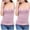 Purple4, variant on fatyb Womens Camisoles Tops with Built in Bra 2 Pack V Neck Adjustable Spaghetti Strap Padded Undershirts