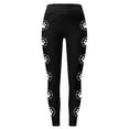 thumbnail image 3 of WILLBEST Leggings de Yoga Estampados Para Mujer, de Cintura Alta, Para Entrenar, Correr, Deportes, Cómodos y Elásticos, Ropa Deportiva 1022 Mediana, 3 of 3