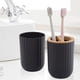 thumbnail image 4 of Juego de Accesorios de Baño, 5 Piezas, Taza Mate, Bandeja para Cepillos de Dientes y Dispensador de Loción, Diseño Moderno y Elegante, Decoración para El Baño, Ahorro de Espacio, Ideal para Regalo, T, 4 of 6