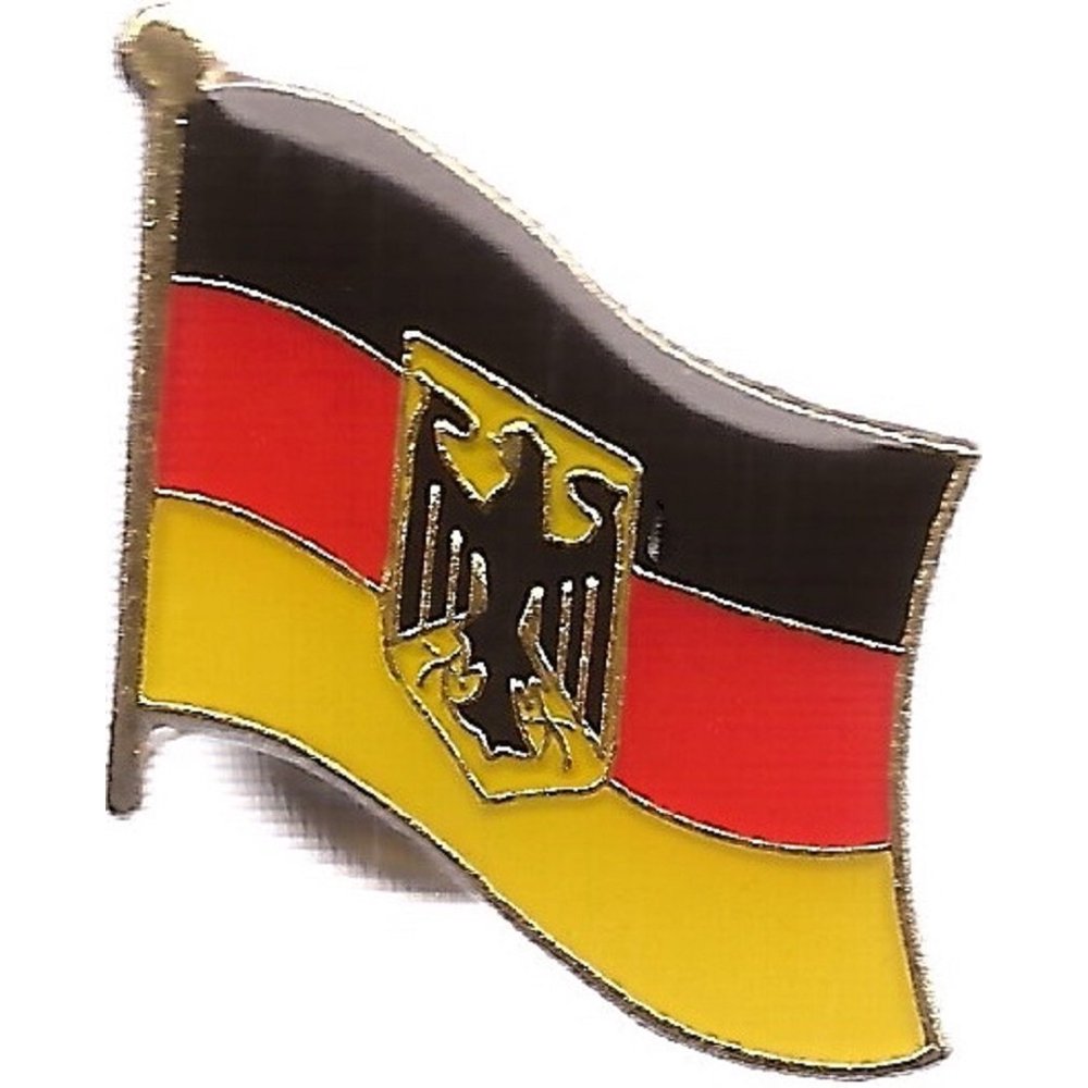 PACK of 3 Germany Eagle Single Flag Lapel Pins, German Eagle Pin Badge