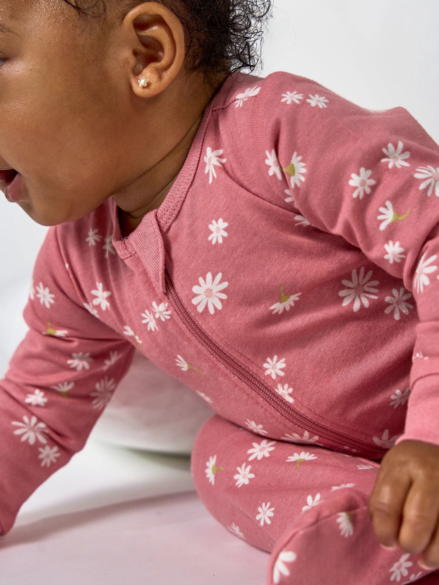 Gerber Baby Neutral Sleep N´ Play 2-Way Zipper Footed Pajamas, 4-Pack, Sizes, Newborn - 6/9 Months
