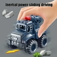 thumbnail image 5 of Inertial Toy Cars for Boys, 1:64 Scale Simulation Garbage Truck with Sanitation Vehicle, Construction Engineering Play Set for Kids Ages 3-5 4-6 5-7, 4.64", 5 of 6
