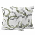 thumbnail image 6 of Sage Green Grey Outdoor Pillow Covers 18x18 Inch Throw Pillow Covers Set of 2 Waterproof Decorative Pillow Cases Geometric Circle Modern Abstract Simple Art Cushion Covers for Patio Furniture Garden, 6 of 8