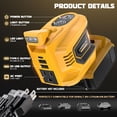 thumbnail image 2 of Inversor de energía LIVOWALNY 200W 20V a 110V con 2 USB y 1 Type-C, 2 of 7