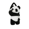 thumbnail image 2 of Car Tissue Box Panda Plush Backseat Hanging Organizer Chair Headrest Tissue Dispenser Auto Accessory Cute Pandas Design Car Interior Decor 11.8x8.6x4.3 Inches, 2 of 5