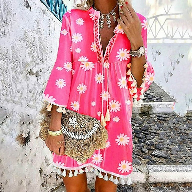 Walmart boho dresses cheap