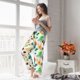 thumbnail image 5 of Balery Floral Vintage Pantalones de pijama para mujer, pijamas ultraligeros, pantalones de estar por casa-Medium, 5 of 6