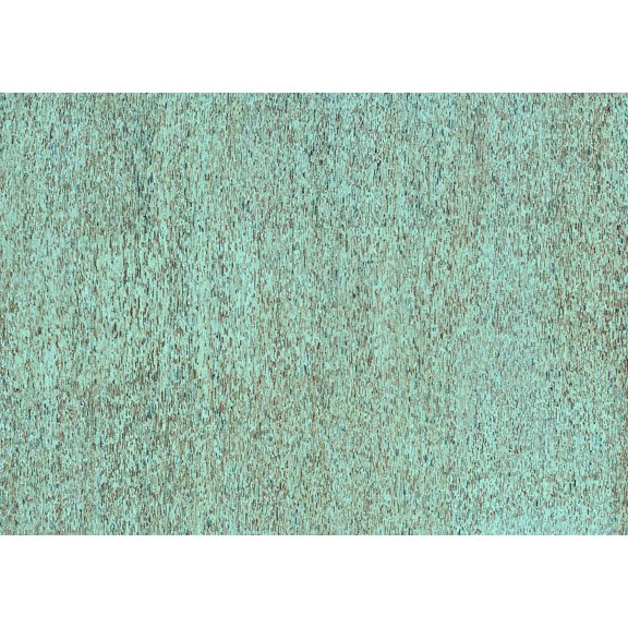 Ahgly Company Indoor Rectangle Abstract Light Blue Contemporary Area Rugs, 5' x 8'
