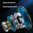 thumbnail image 2 of Headphones Neckband 18H Ultra-Long Playtime Headset In-Ear Neckband Earphones for Phone Call Music Sports, Black, 2 of 8