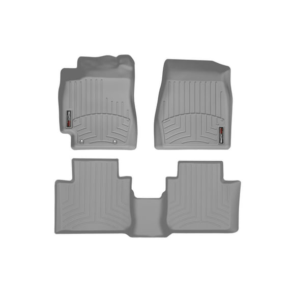 WeatherTech Custom Fit FloorLiners compatible with 2002-2006 Toyota Camry - 1st & 2nd Row, Grey