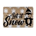 thumbnail image 2 of Agiferg Christmas Letter Home Door Mat Absorbent Mat Living Room Kitchen Floor Mat, 2 of 3