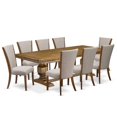 thumbnail image 7 of East West Furniture Northcliffe 9-Piece Dining Room Set in Walnut Finish, 7 of 7