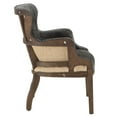 thumbnail image 5 of World Interiors Charles Velvet Deconstructed Armchair in Dark Gray, 5 of 7