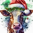thumbnail image 1 of 5D DIY Navidad Vacas Cabeza Del 30x30cm, 1 of 9