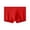 Red, variant on Solid Cotton Men Boxers Elastic Soft Comfort Fashion Daily Wear Mens Underwear Shorts