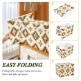 thumbnail image 2 of Yayeee Collapsible Cube Storage Bin with Lid Fabric Closet Decorative Basket with Handles, Geometric Designs, 2 of 7