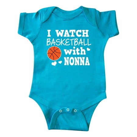

Inktastic I Watch Basketball with Nonna Gift Baby Boy Bodysuit
