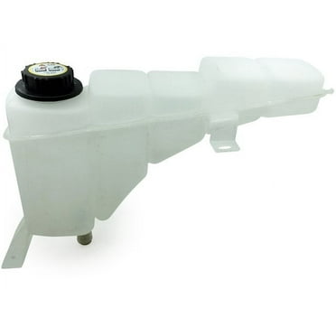 Radiator Coolant Overflow Expansion Tank with Cap - Compatible with 1999 - 2004 Ford F-450 Super Duty 2000 2001 2002 2003