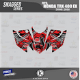 thumbnail image 2 of Kalair GFX Graphics Kit for Yamaha ATV YFZ 450R (2014-2023) Snagged Series, 2 of 5
