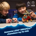 thumbnail image 4 of LEGO DREAMZzz Mateo’s Fire Chameleon Building Toy - Pretend Play Set for Kids, Ages 7+ - Storytelling Toy for Boys & Girls - 2 Construction Modes for Pretend Play - Gift Idea for Birthdays - 71492, 4 of 8
