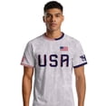 thumbnail image 5 of 2026 New Men's USA Soccer Jersey T-Shirt, United States Jersey Soccer 2026 Country Team Crew Neck Short Sleeve Fan International Football Shirt Retro Streetwear Top for Adult(Red, S), 5 of 5