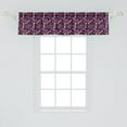 thumbnail image 2 of Ambesonne Dragonfly Window Valance, Girls Vintage Animal, 54" X 12", Purple Peach, 2 of 3