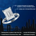 thumbnail image 2 of Gem Stone King 5.00 Ct IGI Certified Lab Grown Diamond Solitaire Engagement Ring for Women in 14K White Gold Ring | D-E Color | VS1-VS2 Clarity | Size 6, 2 of 7