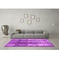 thumbnail image 3 of Ahgly Company Indoor Rectangle Abstract Pink Modern Area Rugs, 8' x 10', 3 of 4