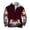 Wine, variant on ZCFZJW Vintage Aztec Pattern Graphic Jacket Shirts for Men Big and Tall Regular Fit Casual Long Sleeve Stand Collar Pullover Sweatshirts Trendy Zipper Outwear Tops with Pocket Black M