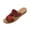Womens Casual Shoes # Red, variant on Womens Casual Shoes Open Toe Flat Slide Sandals Triple Asymmetrical Thin Straps Single Metallic Square Buckle Detail Slip On Everyday Walking Footwear