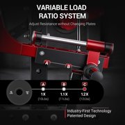 GMWD Leg Extension and Curl Machine LE08 2.0, Adjustable Leg Curl Machine with Plate Loaded, Seated Leg Extension and Lying Curl Machine for Home Gym, Leg Workout Equipment