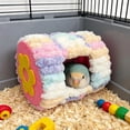 thumbnail image 5 of Parrot Hammock Bed Warm Plush Hanging Nest for Small Birds, Winter Cotton Snuggle Hut for Cage Cockatiels Conures Budgies, 5 of 6