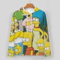 thumbnail image 5 of Simpsons Sweatshirt & Sweatpants Tracksuit Sets Printed Casual Pullover Hoodie & Pants Set L, 5 of 9