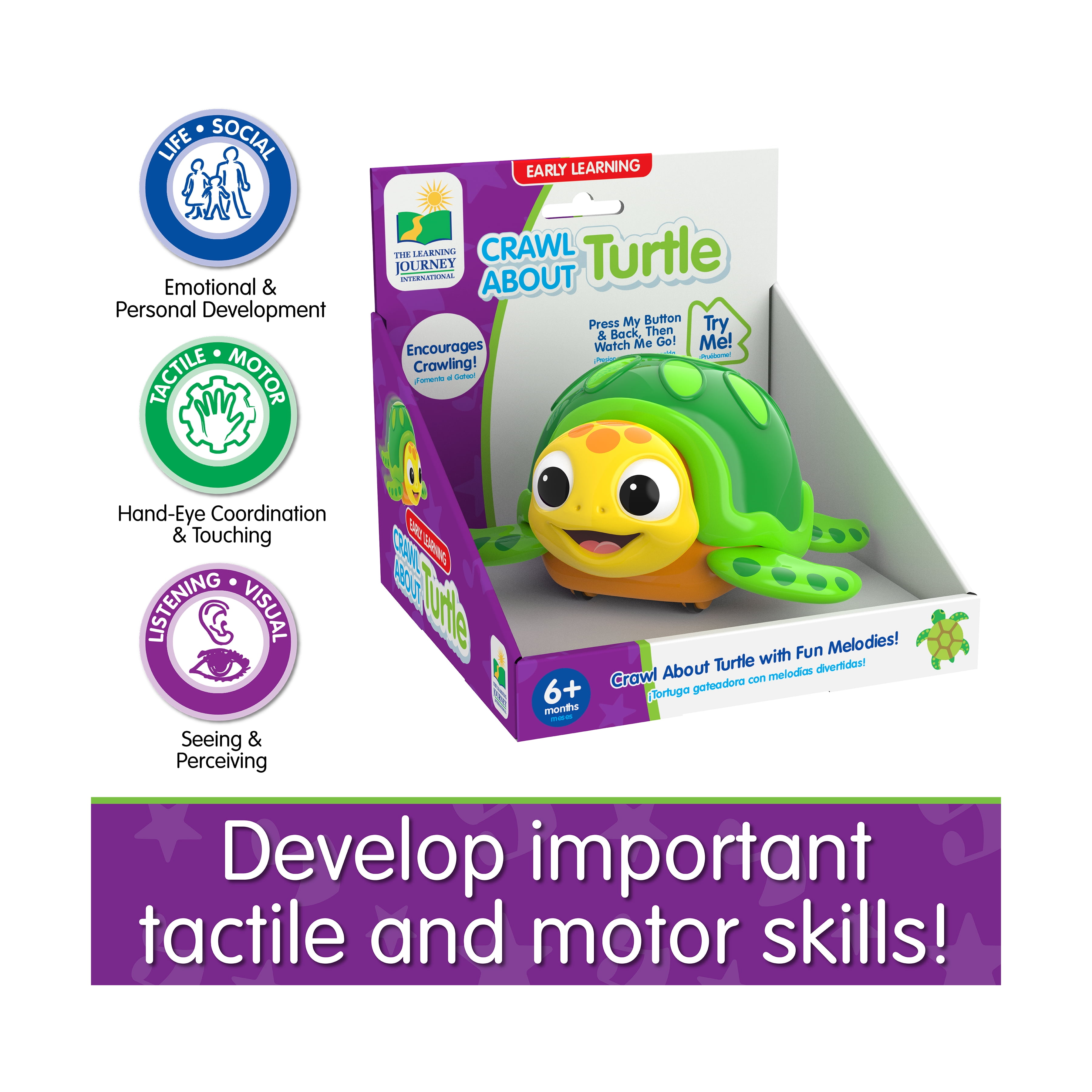 The Learning Journey Early Learning - Crawl About Turtle