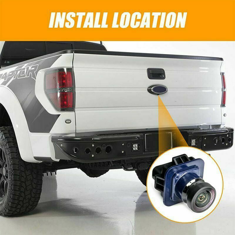 Dasbecan Rear View Back Up Assist Camera Compatible with Ford F150 2012 2013 2014 Replaces# EL3Z-19G490-D 