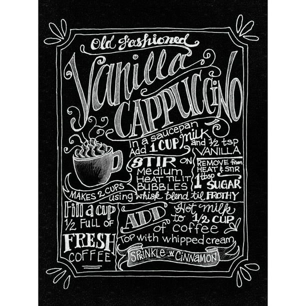 Tableau sur Toile 12"X15.75"-Vanilla Cappuccino