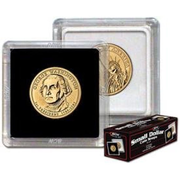 2x2 Coin Snap Holder Sacagawea/SBA/Presidential Dollars (26.5mm) by BCW