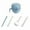 A, variant on Dvumao Kitchen Accessories, 10 Piece Set Baby Complementary Food Grinding Bowl Manual Grinder Multifunctional Set For Baby And Children's Fruit And Food Preparation And Complementary Food