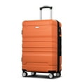 thumbnail image 3 of Topcobe 3-Piece Luggage Sets, Expandable ABS Hardshell Suitcase Sets, 20" / 24" / 28", Orange, 3 of 10
