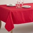 thumbnail image 2 of Saro Lifestyle Gloria Collection Stitched Design Tablecloth Ivory 70" Square, 2 of 5