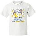 thumbnail image 3 of Inktastic I Love my Auntie to the Moon and Back Cute Sheep Youth T-Shirt, 3 of 5