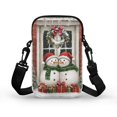 thumbnail image 2 of HELLHERO Snowman Christmas Adjustable Strap Travel Crossbody Purse for Adults, Outdoor Travel, 2 of 7