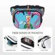 thumbnail image 5 of Easygdp Beach Flamingo Trio Fanny Packs para Mujeres y Hombres, Bolsa de Cinturón, Bolsos de Cruz para Trabajo/Correr/Senderismo, 5 of 9