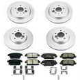 thumbnail image 2 of PowerStop Front and Rear Geomet Coated Brake Rotor and Pad Kit Fits: CADILLAC Select Models CRK6387, 2 of 5