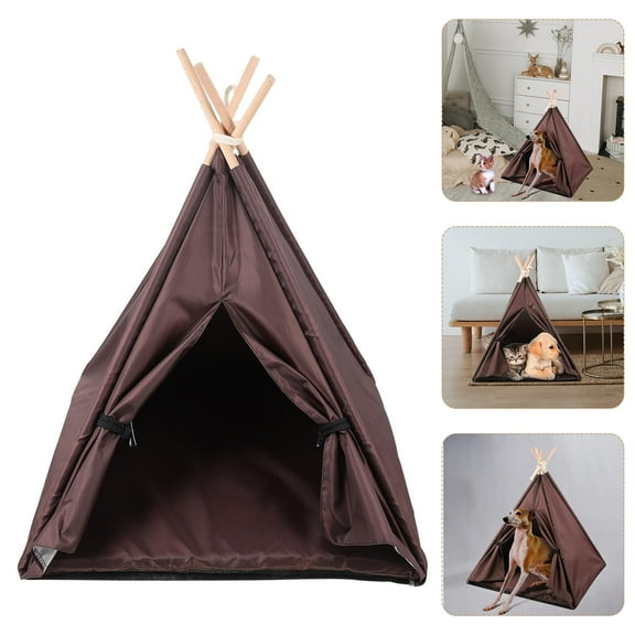 Raindrops Pet Tent for Dogs Indoor Cozy Sleeping House Comfortable Hideaway Perfect for Home and Travel Use