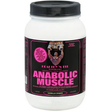 Healthy n Fit Anabolic Muscle, Vanilla Shake, 3.5