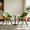 Green, variant on CasaGlajore Set of 2 Modern Swivel Dining Chairs with Black Metal Base – Faux Leather Upholstered, Ergonomic Kitchen & Living Room Seating