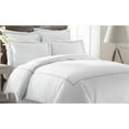 thumbnail image 3 of 600TC Cotton Rich 3pc Duvet Set With Double Marrowing - Chocolate, 3 of 3