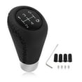 thumbnail image 2 of BallsFHK Car Gear Knob With 4 Adaptive Parts,Leather 5 Speed Knobs For Replacement Broken Knobs,Universal Non-Slip Manual Knob Car Interior, 2 of 3