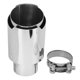 thumbnail image 1 of Tubo de escape de coche de 160mm, punta de corte inclinado, entrada de tubo de escape de 63mm, salida de 89mm, acero inoxidable Universal para sistema de emisión automotriz, 1 of 8